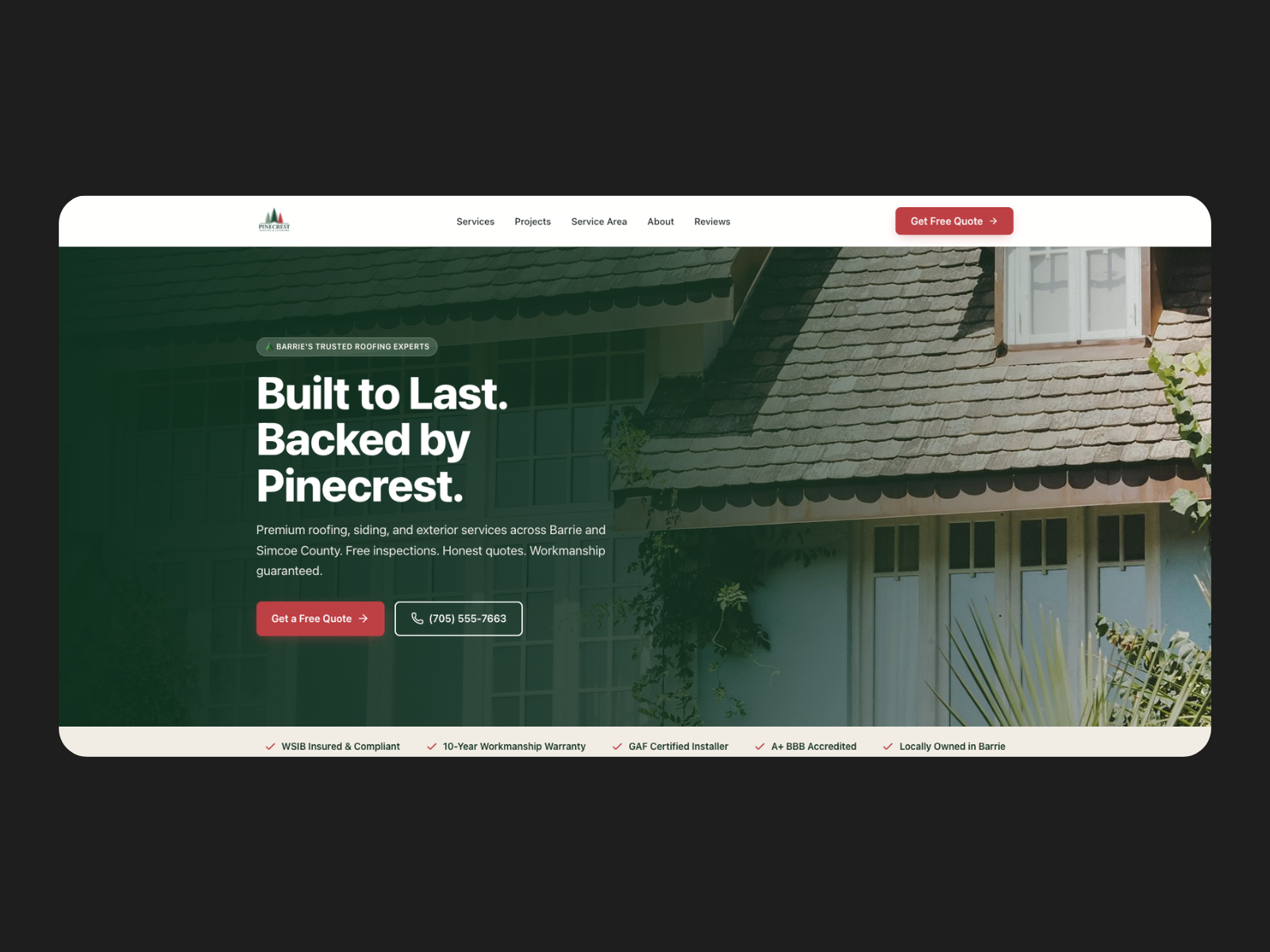 Pinecrest Roofing & Exteriors